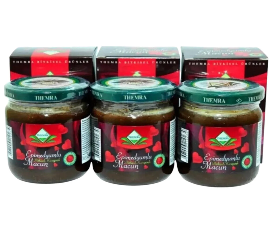 Themra Herbal Strength Paste – Ginseng, Cakşır, Epimedium & Honey Blend (3 x 240 g)